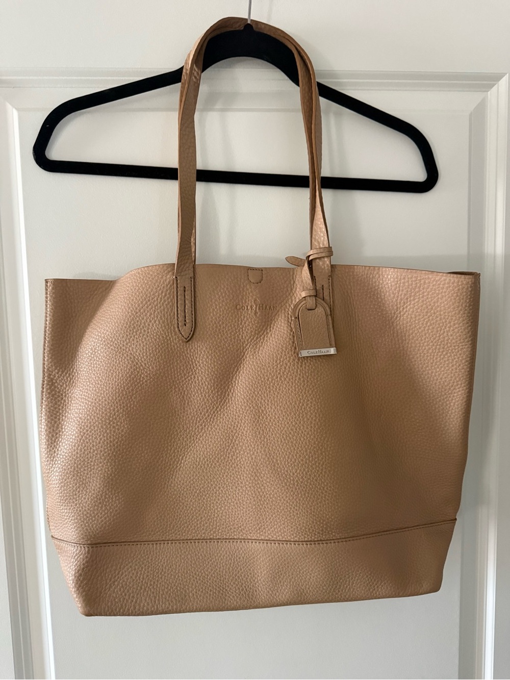 Cole Haan Tan Leather Tote Bag - Classic Everyday Carry